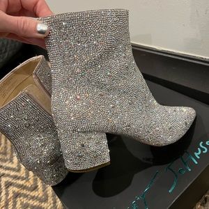 Betsey Johnson Rhinestone Kyla Bootie - size 7